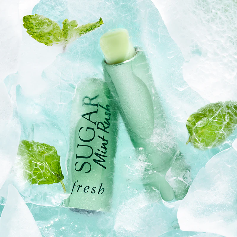 Bálsamo labial hidratante e refrescante Fresh Sugar Mint Rush.