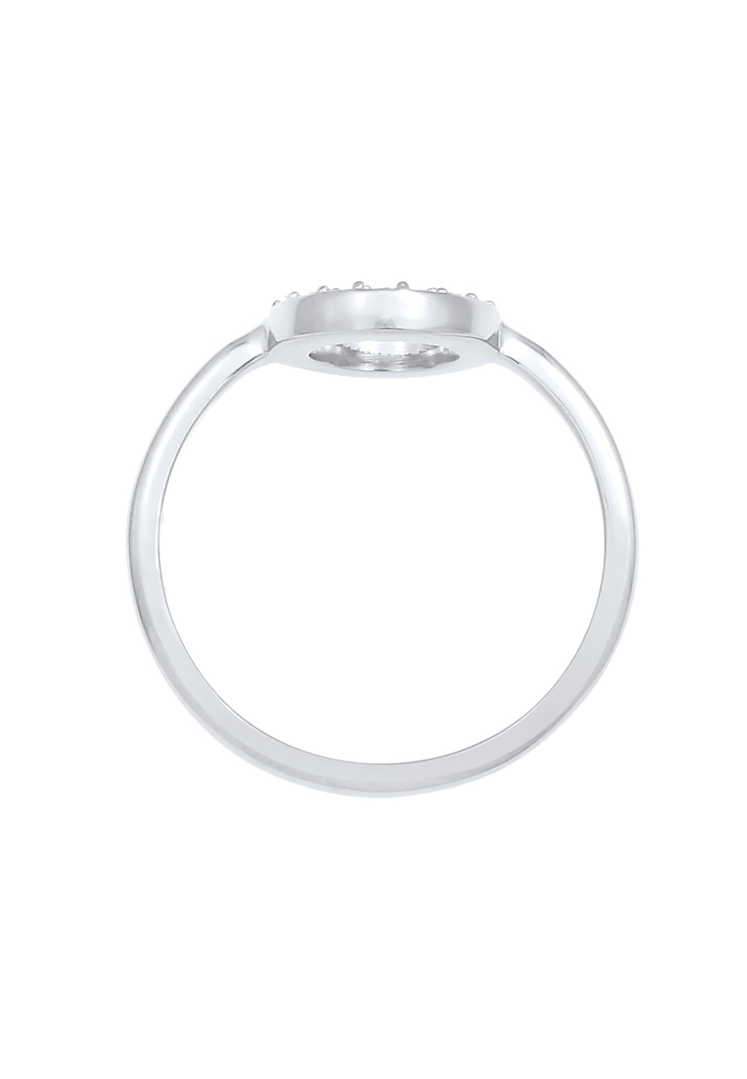 Elli Femmes Cercle Filigrane Géo avec Cristaux en Argent Sterling 925
