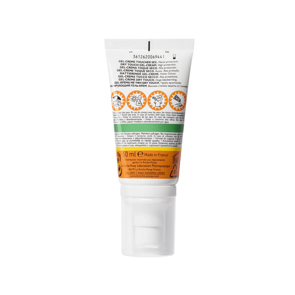 Anthelios Gel Crema Solare Viso tocco secco Anti-lucidità SPF50+ Senza Profumo - Solare viso alta prot.