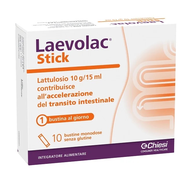 LAEVOLAC Laevolac Stick, complément alimentaire pour la santé intestinale, 10 sachets