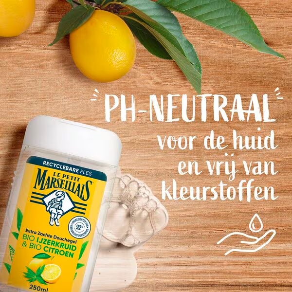 Sprchový gél Le Petit Marseillais Extra Doux Bio Verbena & Bio citrón<br>250 ml