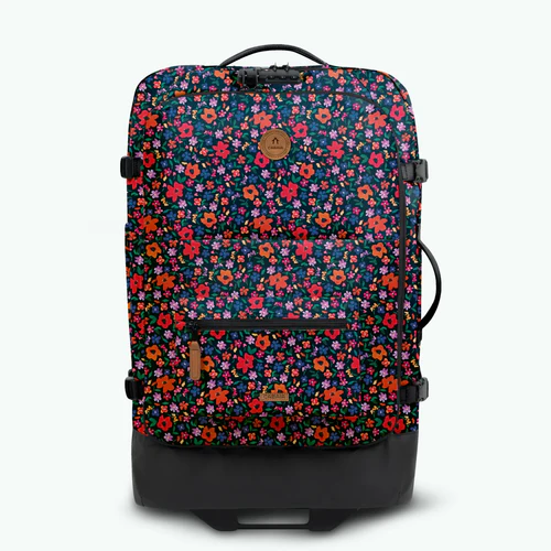 Cabaia Valise souple 2 roues medium Maupiti rouge