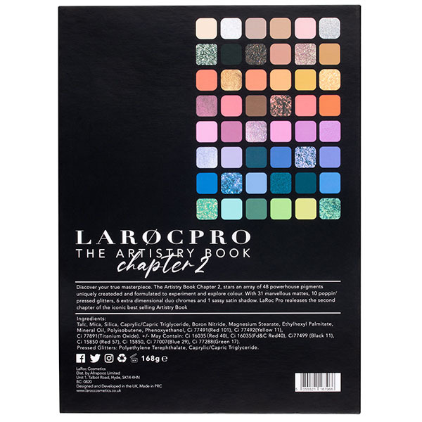 LaRoc Pro The Artistry Book 2. fejezet 48 színű szemhéjfesték