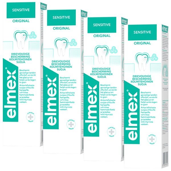 Elmex паста за осетљиве зубе<br>4 x 75ml - Паста за осетљиве зубе