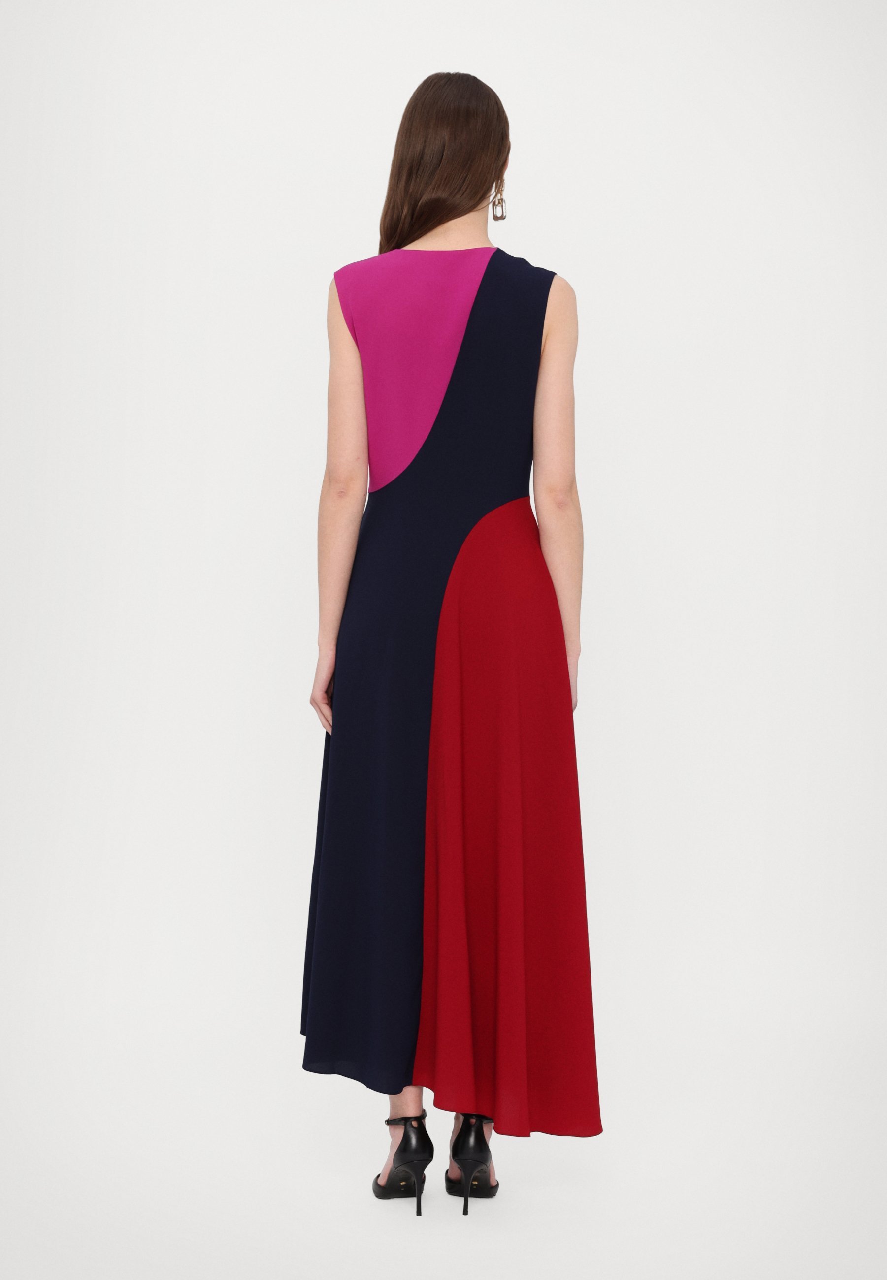 Roksanda MIRAL DRESS - Cocktailkjole - fuchsia/crimson/navy