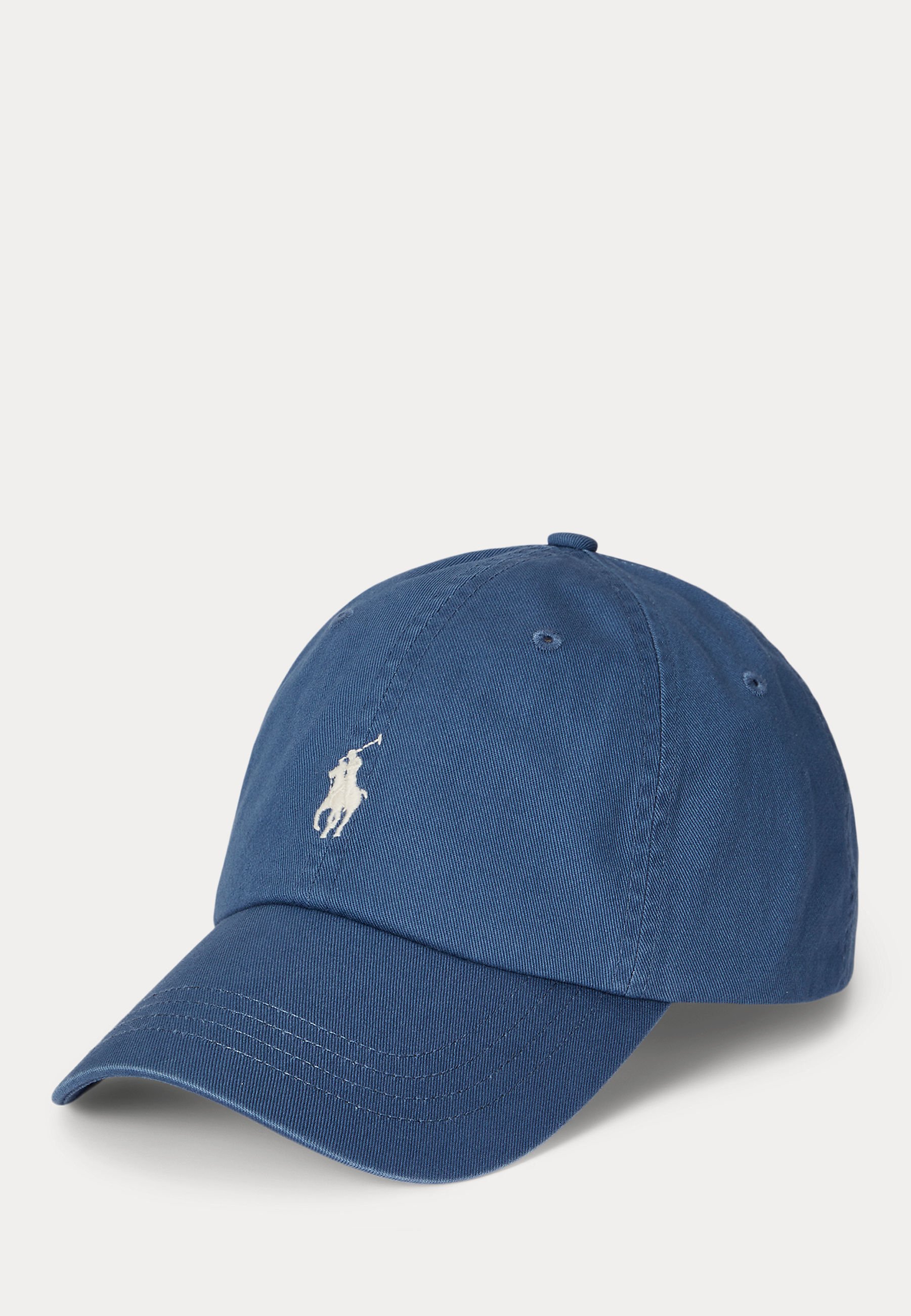 Polo Ralph Lauren katoenen chino baseballpet - pet - aardblauw