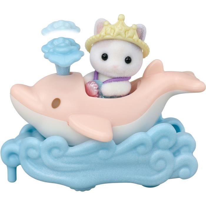 Mini-figurines - SYLVANIAN FAMILIES - Le petit train de la mer - Dès 3 ans