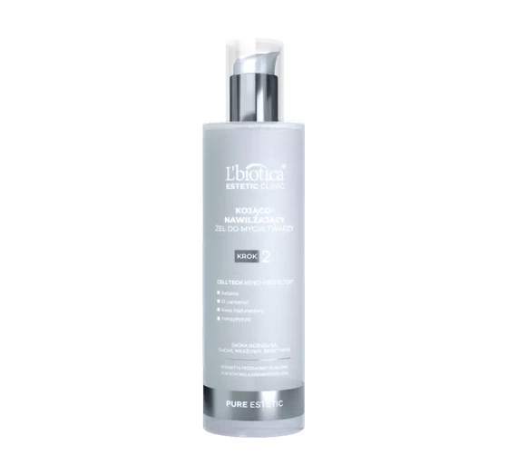 L’Biotica Estetic Clinic Pure Estetic kojąco-nawilżający żel do mycia twarzy 200 ml