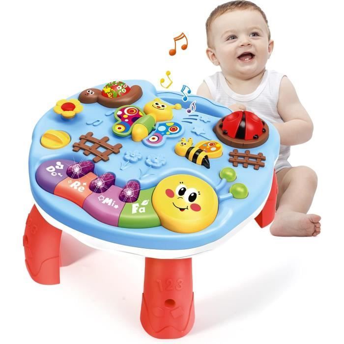 Musical Toy - Activity Table - Light and Sound - Auditory Development - For Babies 2-4 Years