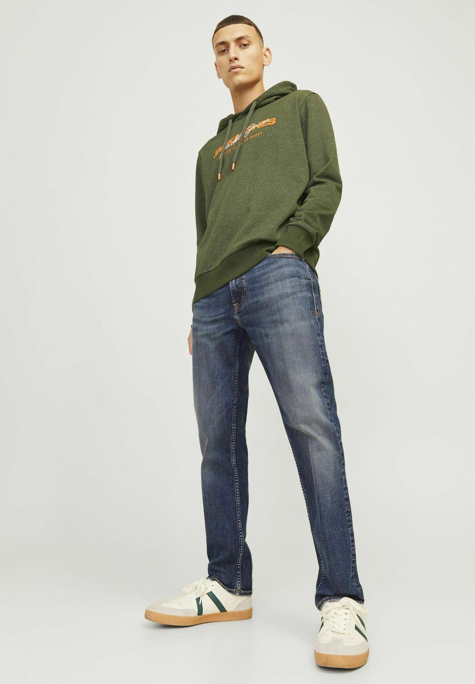 Jack & Jones JJICLARK - Straight leg -farkut - denim