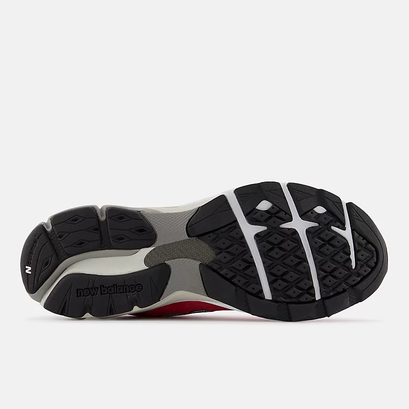 Męskie buty MADE in USA 990v3 – czerwone z czarnym