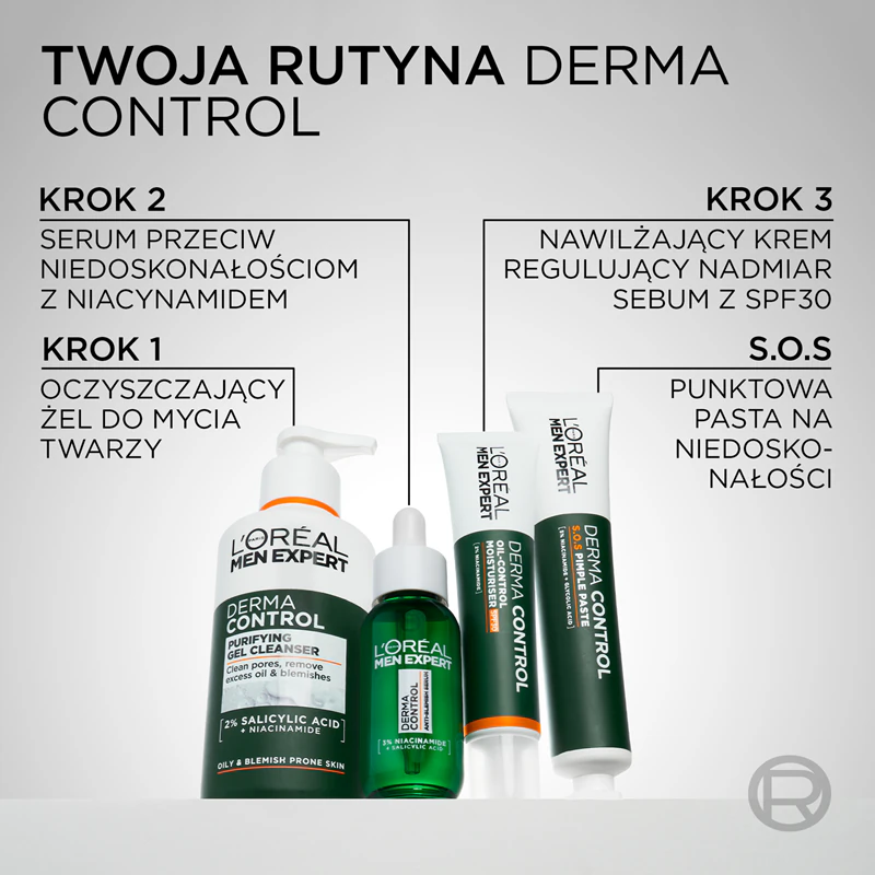 L'Oréal Paris Men Expert Derma Control Hidratante Regenerador FPS 30