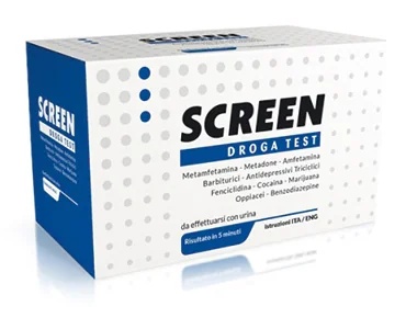 SCREEN ITALIA teste de triagem de drogas na urina, 10 testes multidrogas, 1 unidade