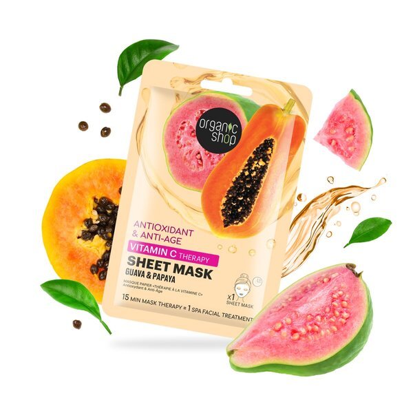 Organic Shop C vitamīna terapijas sejas maska<br>