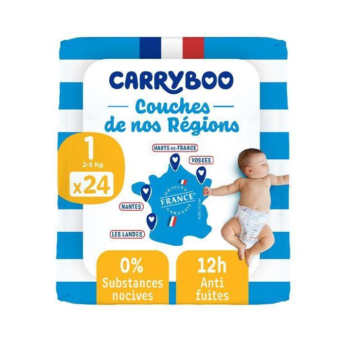Pannolini Carryboo della nostra regione, taglia 1 (2-5 kg)
