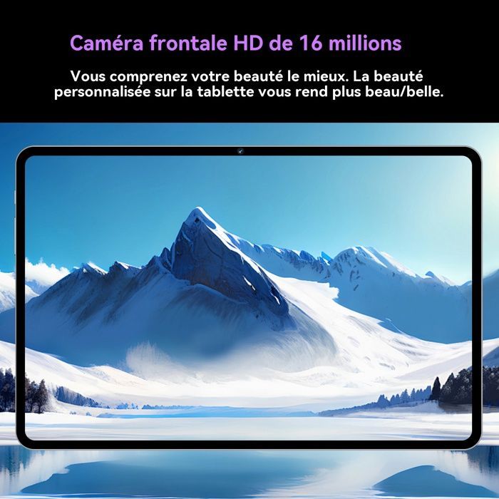 10-inch Android 14 Tablet, 8GB RAM, 256GB ROM, 16MP + 32MP Camera, 5G LTE, 10000mAh Battery, Black