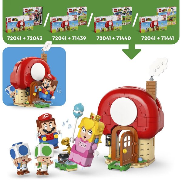 LEGO Super Mario 72041 Toads Φαγητό σε Κήπο<br>