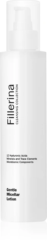 Fillerina Cleansing Gentle Micellar Lotion is een milde micellaire lotion voor alle huidtypen, inclusief de gevoelige huid.