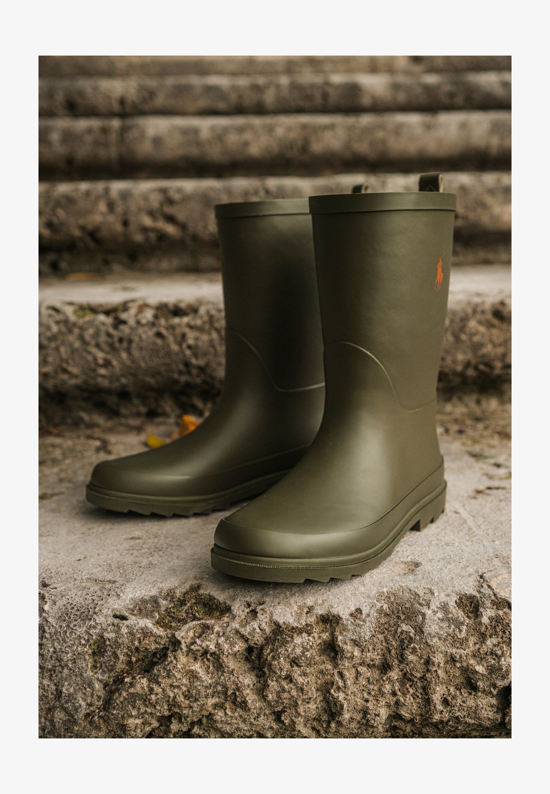 Bota de chuva Polo Ralph Lauren Misty Unissex - Galochas - verde-oliva