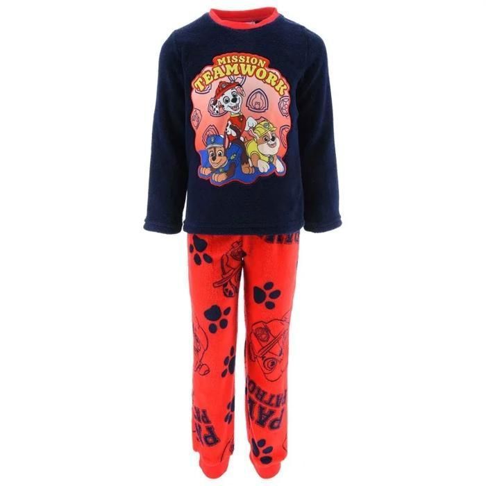 La Pat' Patrouille - Ensemble de Pyjama Polaire Garçon 