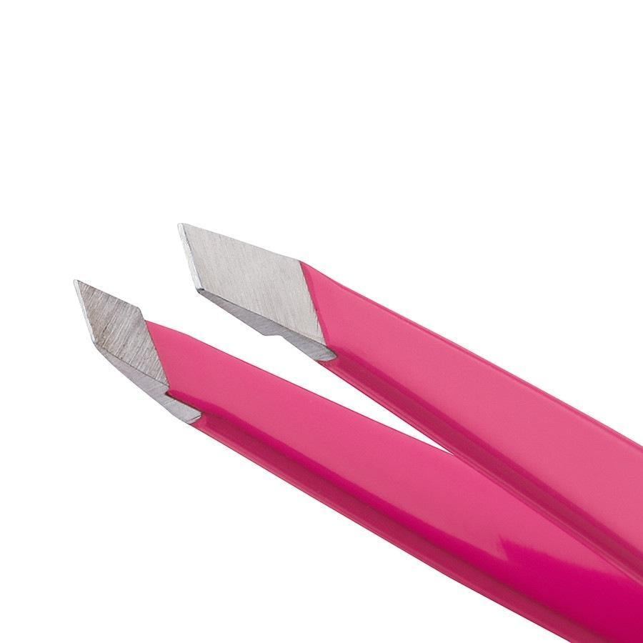 Tweezerman mini slīpās pincetes neona rozā krāsā - 1 gab.