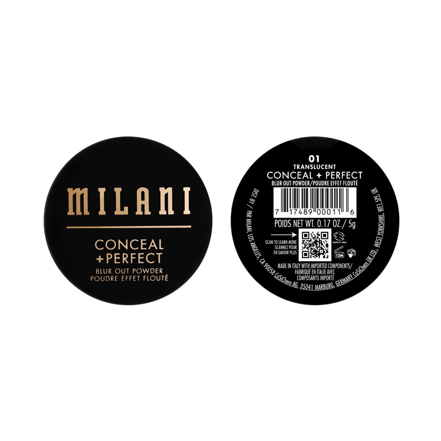 Milani korektor u prahu + puder u prahu za savršeno razmazivanje - 5 g