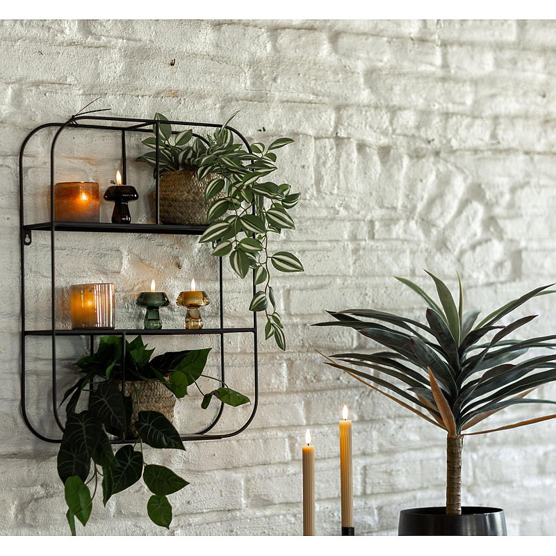 Theelichthouder voor thuisgebruik 8x8 cm Mat