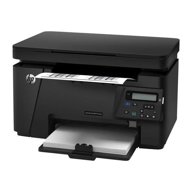 Imprimante Laser HP LaserJet Pro MFP M125nw - Noir - Vitesse d'impression jusqu'à 20 ppm - WiFi intégré