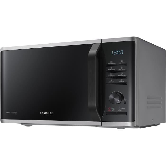 Solo microwave - SAMSUNG - MS23K3555ES - Stainless steel - 23L - Electronic control + knob - Keep warm function