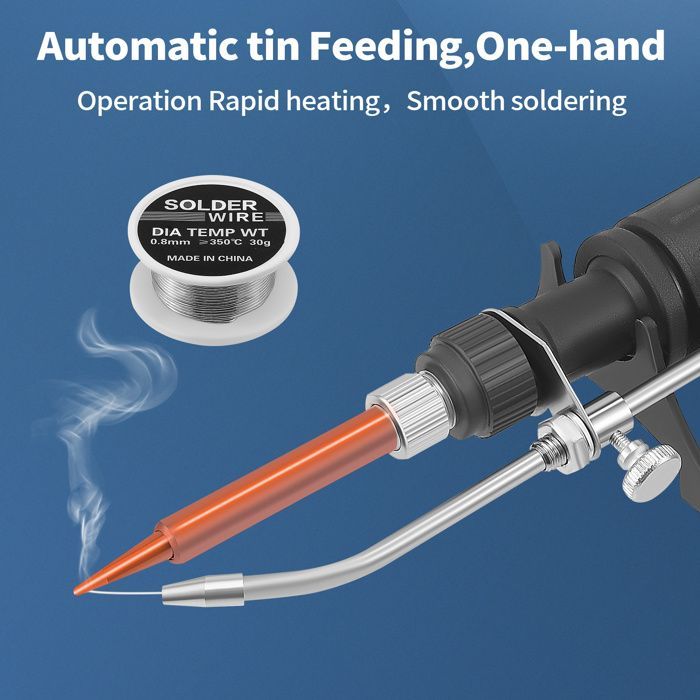 Pistola per saldatura laser, strumento industriale per saldatura laser con riscaldamento interno, saldatrice laser portatile per metalli, con 5 fili