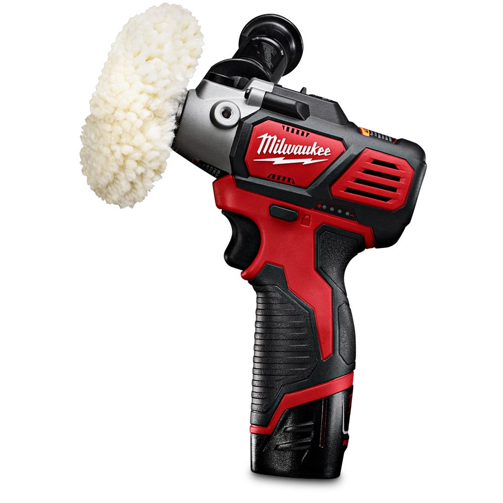 Kit de polidora/lixadeira de detalhes MILWAUKEE 12V 2 x 2.0Ah M12BPS-202B