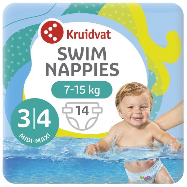 Kruidvat pelene za plivanje 3-4 Midi-Maxi<br>14 komada