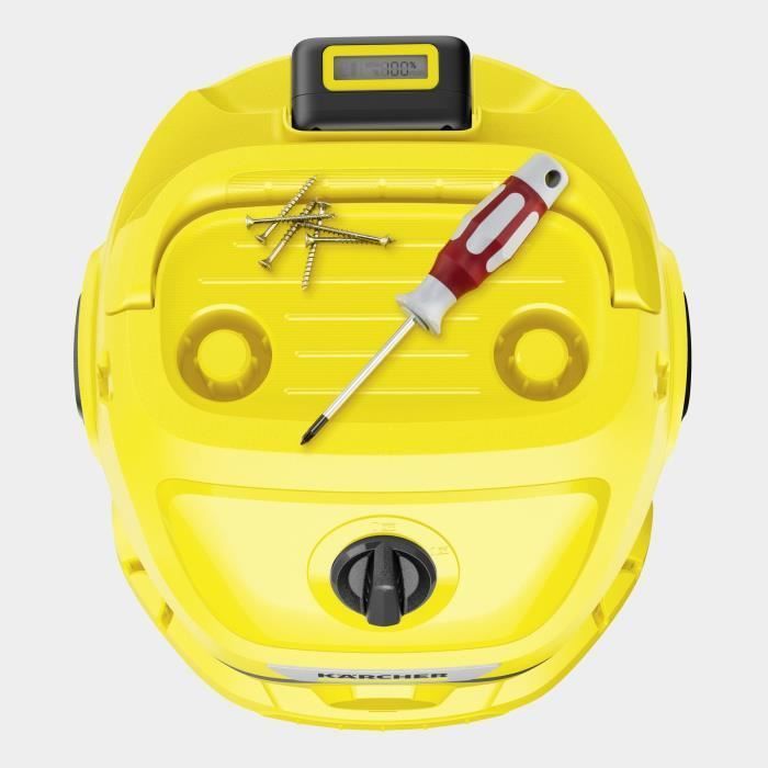 Aspiradora inalámbrica para sólidos y líquidos KARCHER WD 2-18 V-12/18 (batería no incluida)