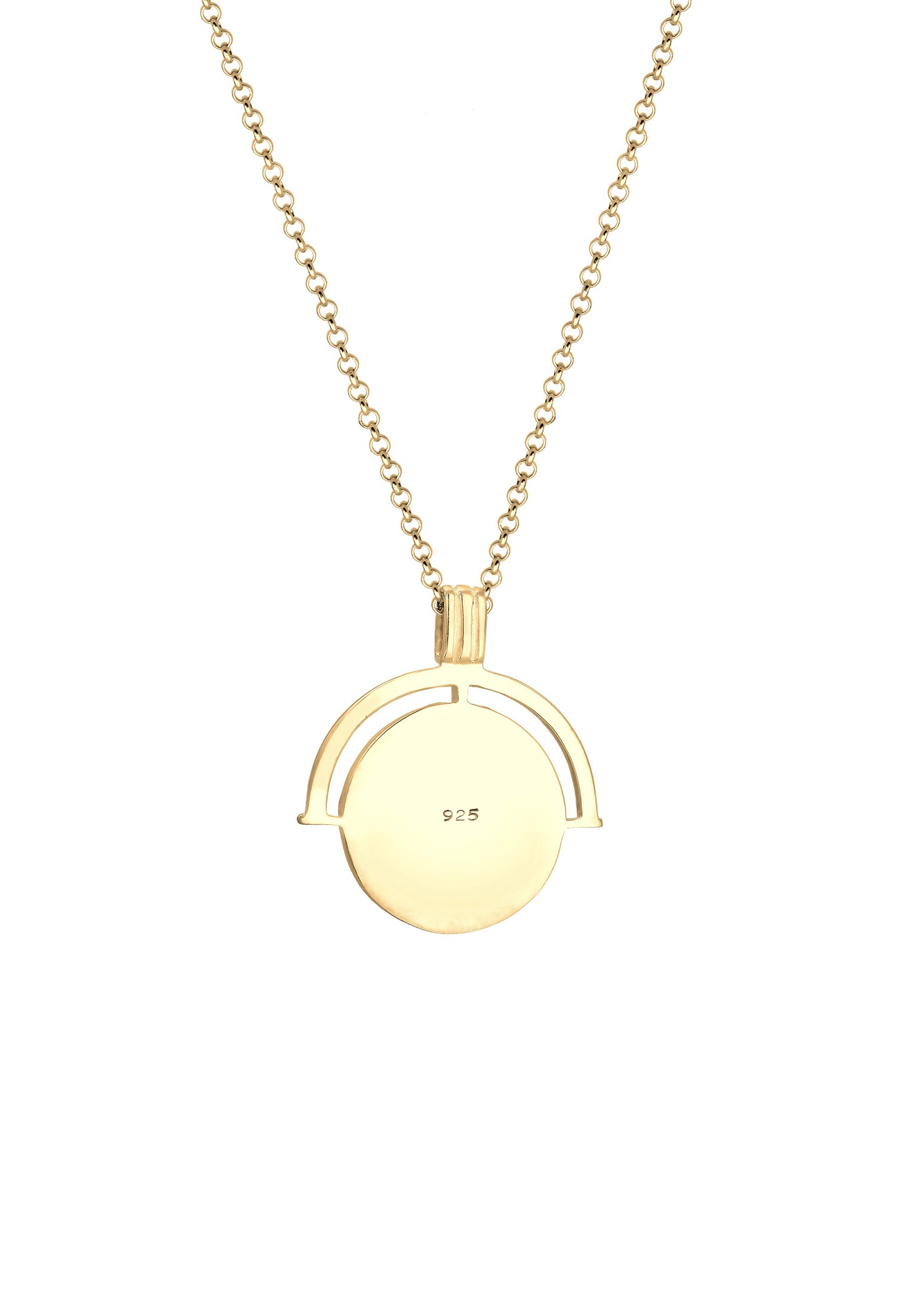 Elli Femme Pendentif Astro Assiette Ludique en Argent Sterling 925