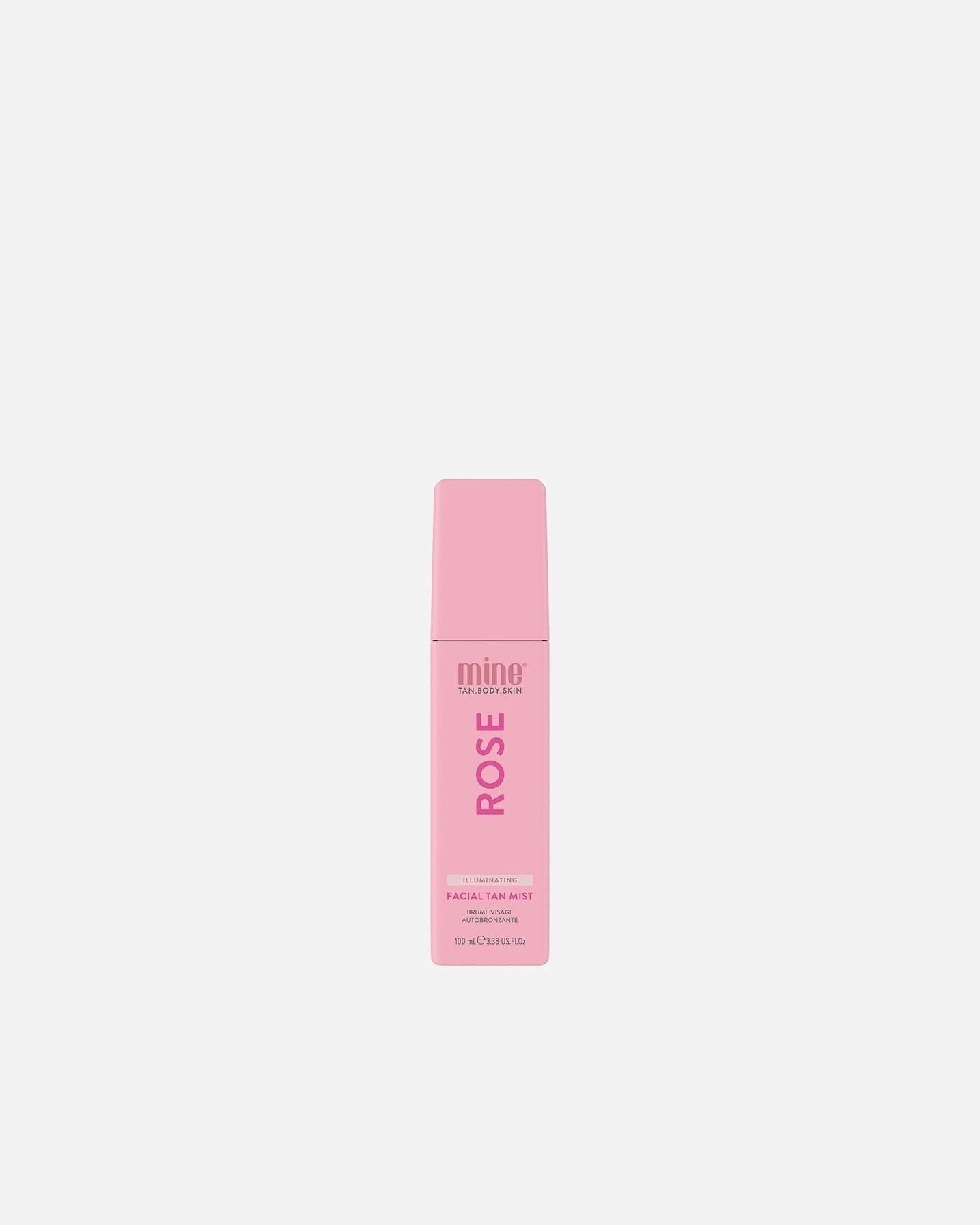 MineTan Samoopaľovací sprej na tvár s ružovým odtieňom – 100 ml