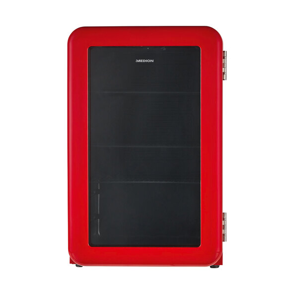 Retro drankkoelkast MD37295, rood