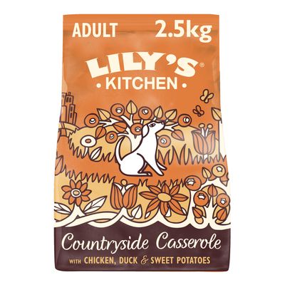 Lily's Kitchen suché krmivo pro dospělé psy - kuře, kachna a batáty