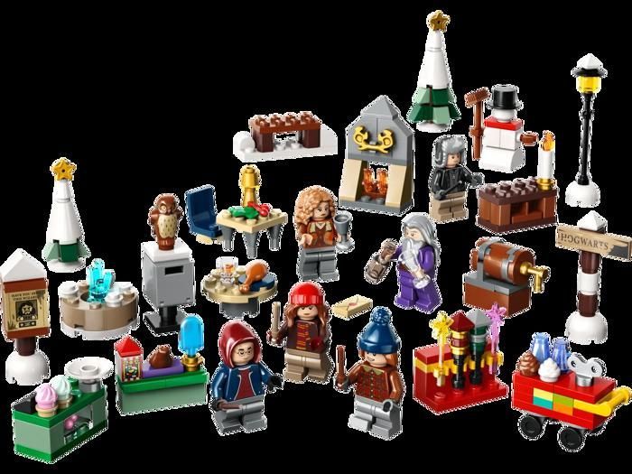 LEGO Harry Potter 76418 Le calendrier de l’Avent 2023 LEGO® Harry Potter™ Idée Cadeau,Maquette,Décoration Maison