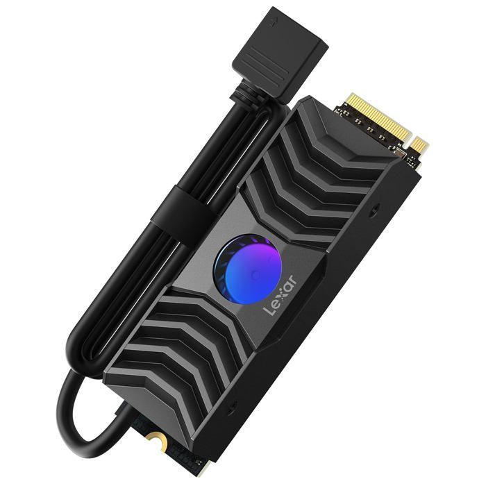 SSD interno - LEXAR - NM1090 - 1 TB - PCIe Gen5 NVMe - Dissipador de calor RGB
