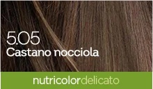 BIOKAP Biokap Nutricolor Delicato 5.05 Haselnussbraune Haarfarbe