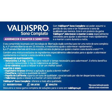 Valdispro Táplálékkiegészítő a Teljes Alvás Fenntartásához 30 Tabletta 30 Tabletta