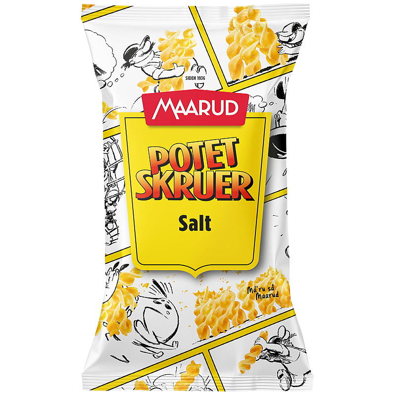 Maarud Kartoffelskruer 90 g salt
