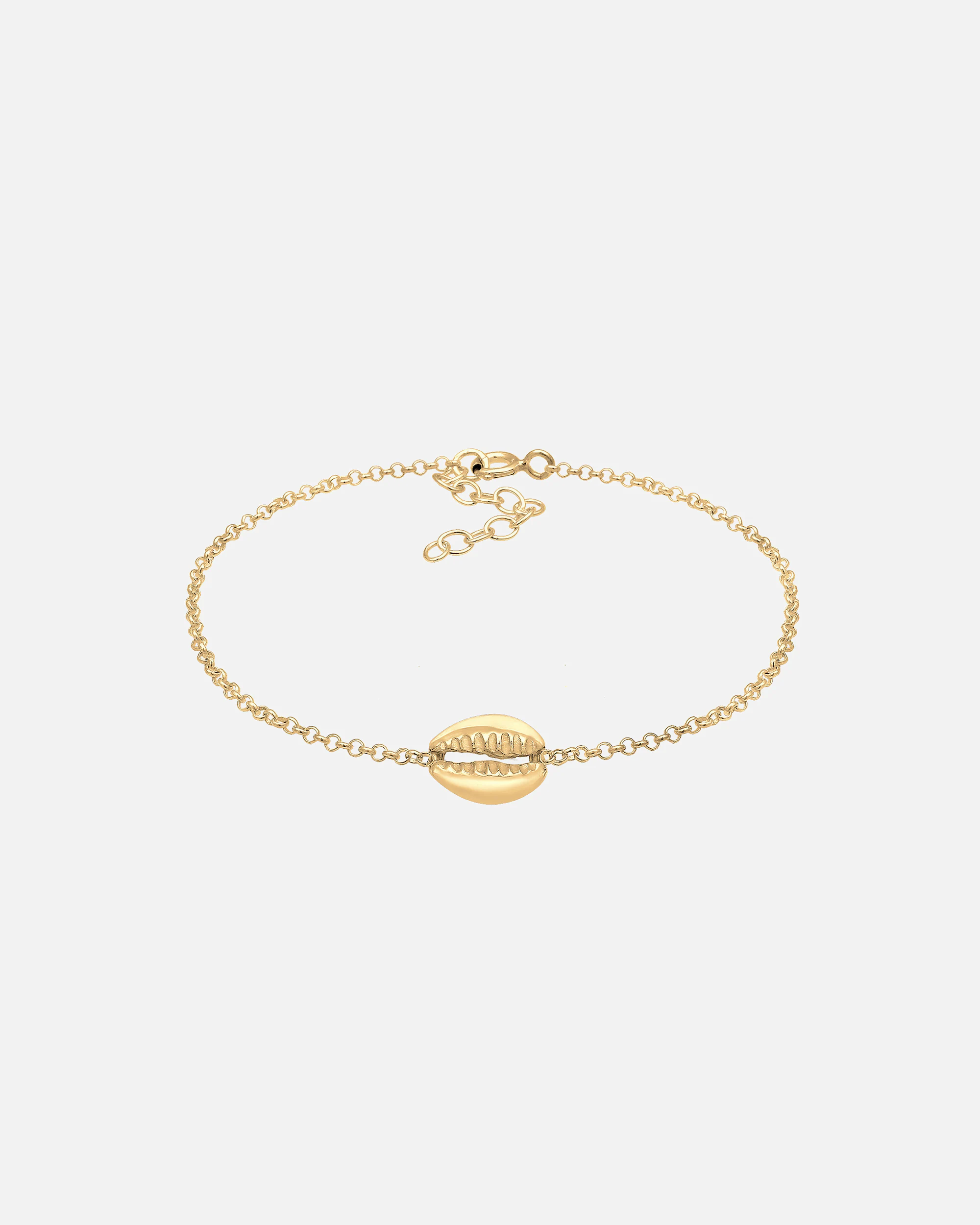 Elli Maritime Mer Vacances Coquille Bracelet Femme (925/1000) Argent
