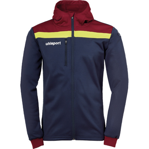  Offense 23 Multi Hood Jacket Navy/Burgundy/Amber Uhlsport