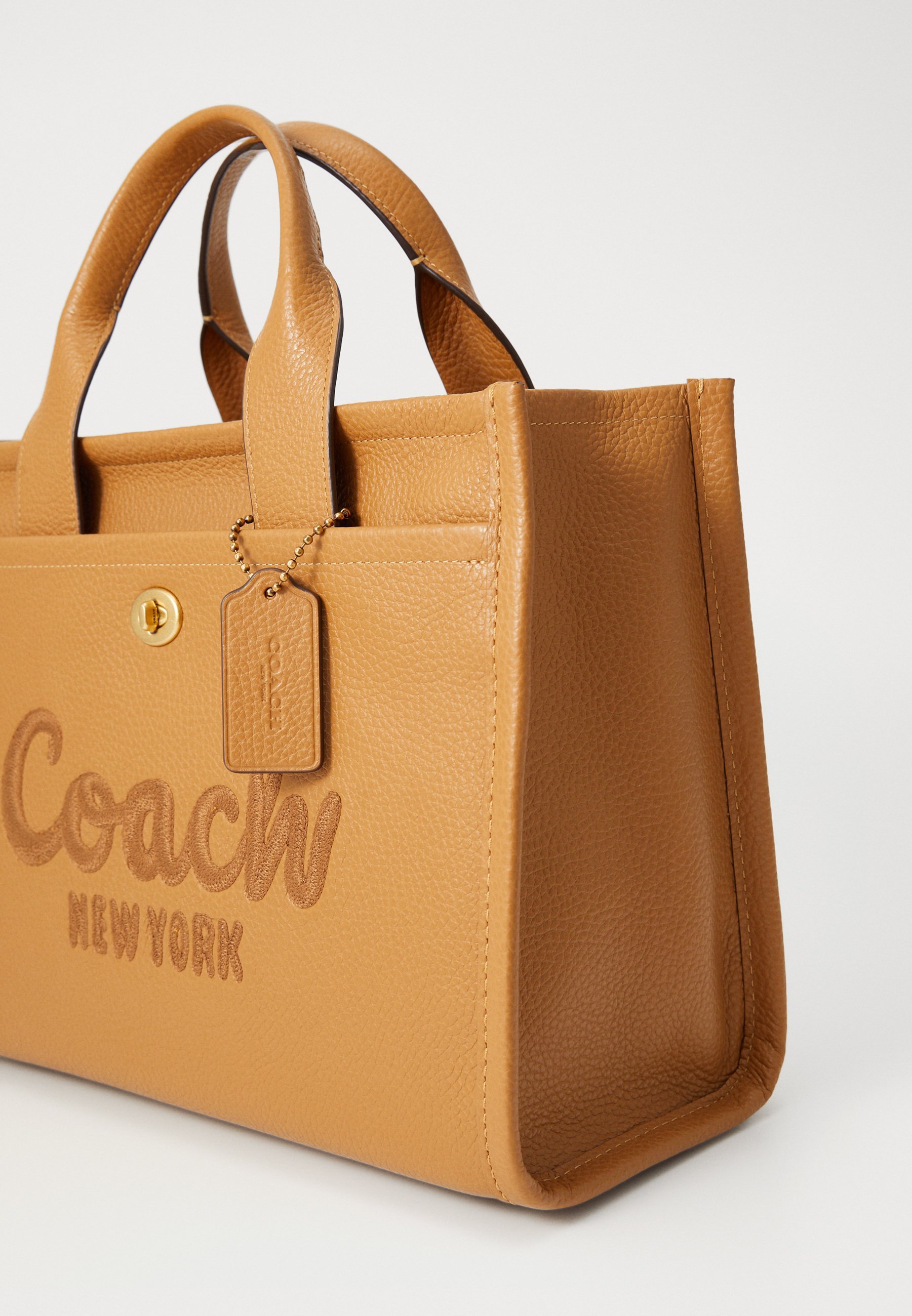 COACH BUBBLE CARGO TOTE - Torebka - miodowo-brązowa