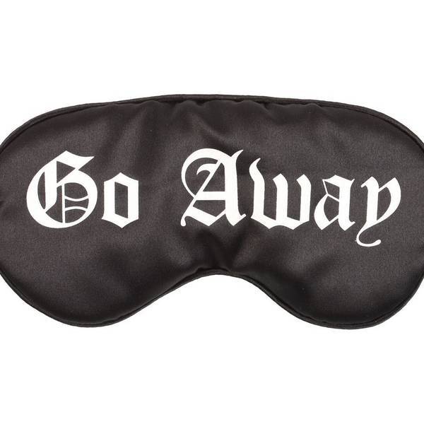 Noe annerledes Go Away Gothic Satin Søvnmaske | Helse | Superdrug