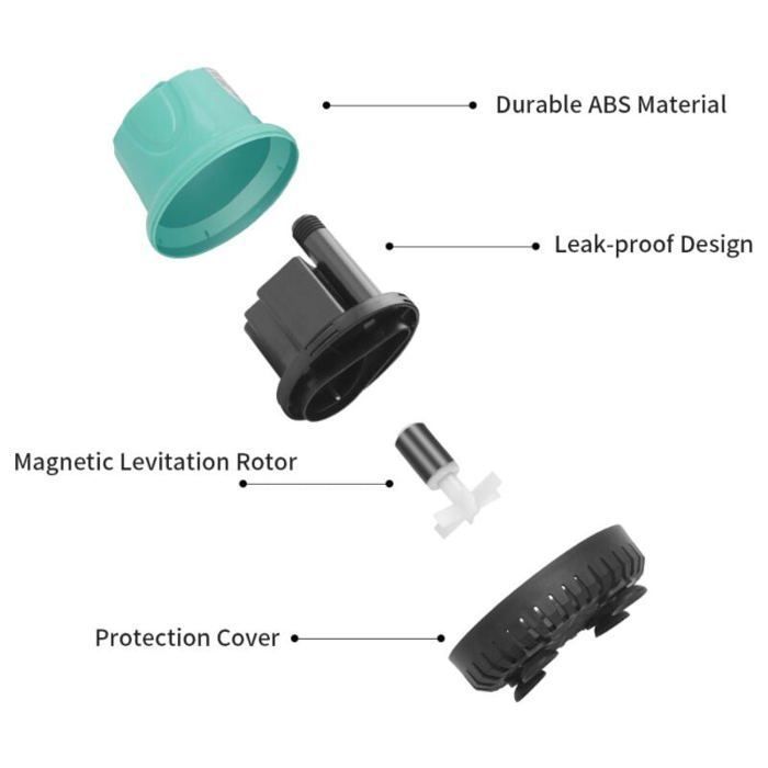 Pompa sommergibile, cavo da 1,5 m, 220V-240V, ultra silenziosa
