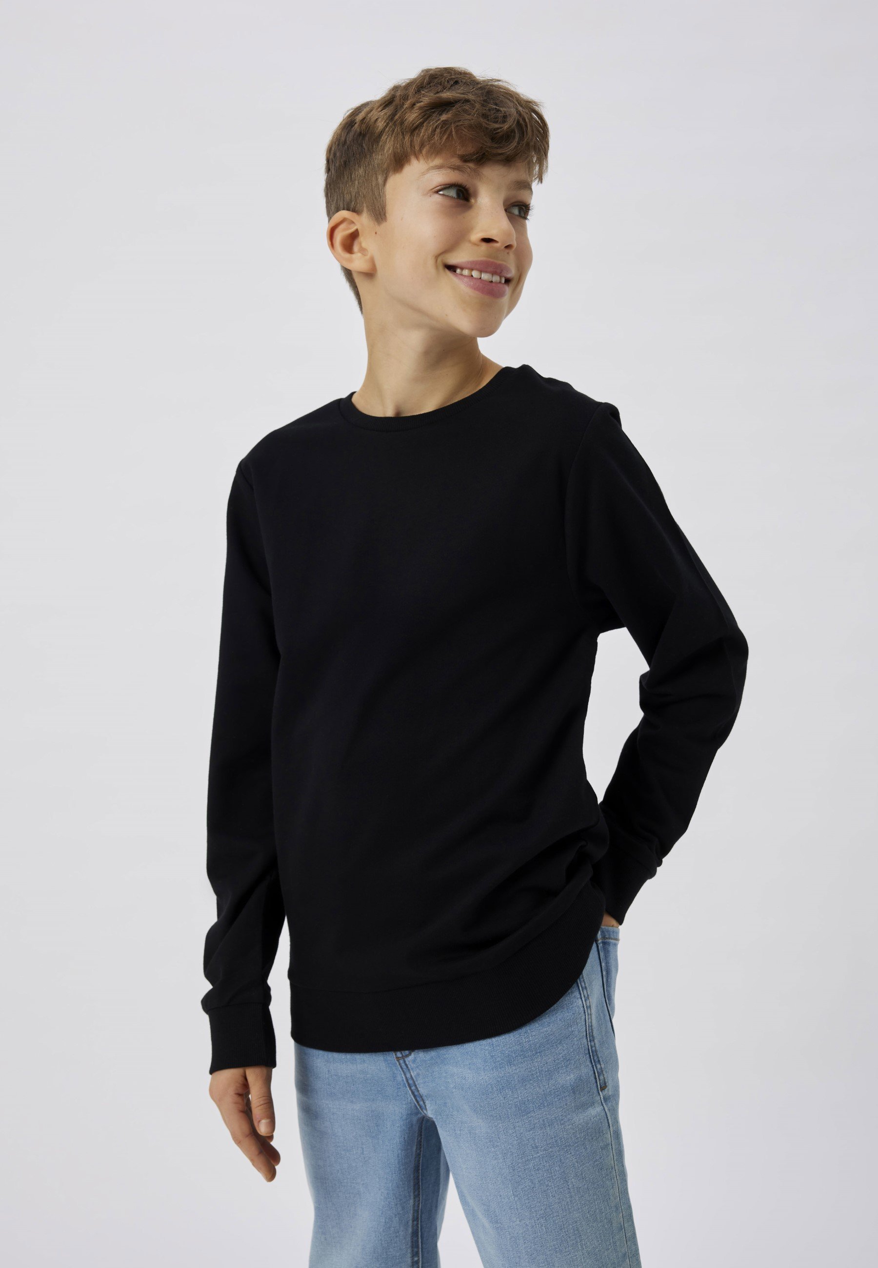 TWO SOON GLATTE - Sweat-shirt - noir