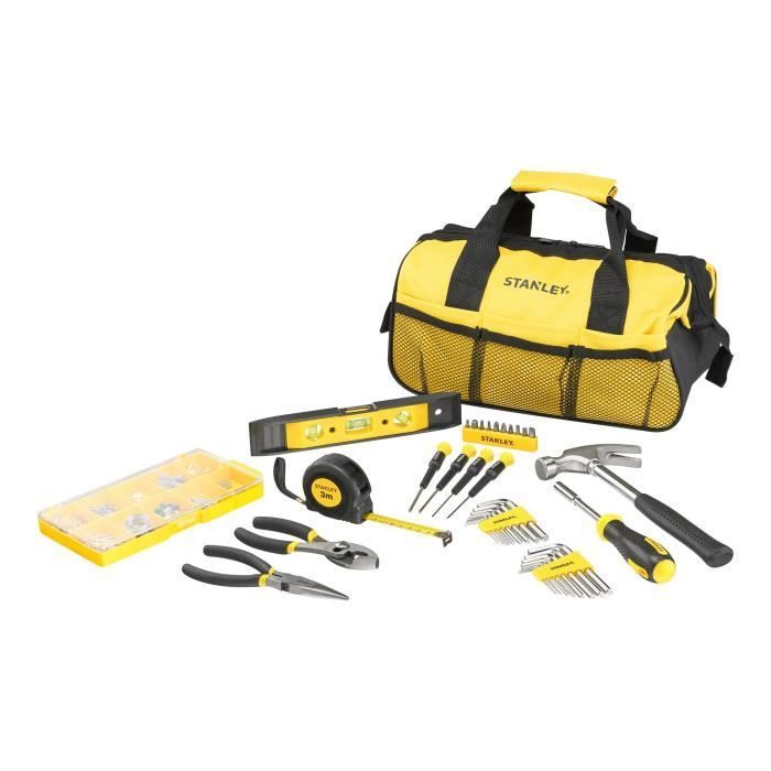 Coffret d'outils - STANLEY - STMT0-74101 - 38 pièces - Métal - Noir