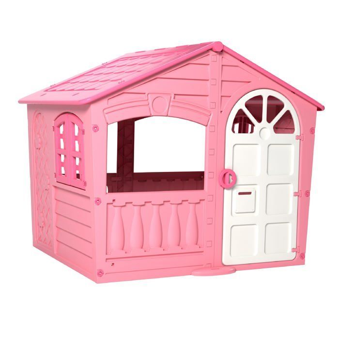 Maisonnette cabane BARBE À PAPA en plastique